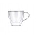 Набор кружек THERMOS Double glass cups двойное стекло с блюдцем 0,3л