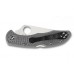 Нож Spyderco Delica Flat Ground Grey складной сталь VG-10
