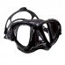 Маска Cressi-Sub Occhio plus темный силикон черная