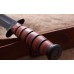 Нож Ka-Bar 1252 Short USMC сталь 1095 серрейтор рукоять кожа
