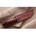 Нож Ka-Bar 1252 Short USMC сталь 1095 серрейтор рукоять кожа