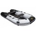 Лодка Мастер лодок Ривьера Компакт 3400 СК комби черно-серая