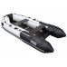Лодка Мастер лодок Ривьера Компакт 3400 СК комби черно-серая