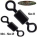 Вертлюг Gardner Covert mini rig swivels с застежкой 20шт №12