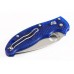 Нож Spyderco Manix 2 lightweight Blue складной сталь CTS-BD1