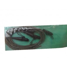 Антизакруч.гибкий с клипс.и карабином 331536 50см