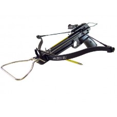 Арбалет-пистолет Man Kung MK-80-A3 алюминий черный 3 стрелы