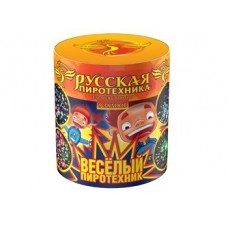 Батареи салютов Русская Пиротехника Веселый пиротехник 9 залпов 1/36/1