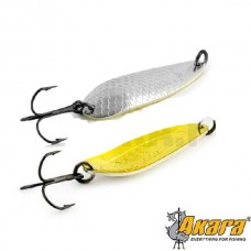 Блесна Akara колеб. Action series Laxa 60 21гр цв.Sil/Go