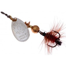 Блесна Mepps Aglia Mouche №0 Silver/Red fly