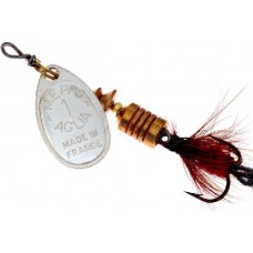 Блесна Mepps Aglia Mouche №1 Silver/Red fly
