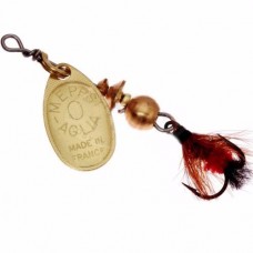 Блесна Mepps Aglia Mouche №2 Gold/Red fly