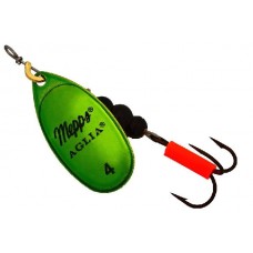 Блесна Mepps Aglia Platinum №4 green gold