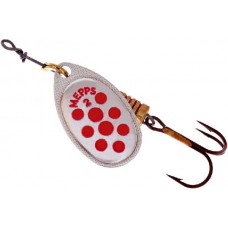 Блесна Mepps Aglia PTS №2 black/Silver dots