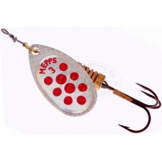 Блесна Mepps Aglia PTS №3 Silver/Red dots