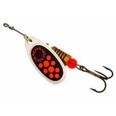 Блесна Mepps COMET BLACK FURY AG FLUO ORANGE 2,0№0