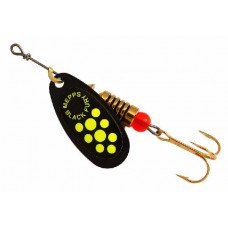 Блесна Mepps Black Fury №3 black/chartreuse