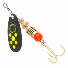 Блесна Mepps COMET BLACK FURY NR FLUO CHART 6,5№3