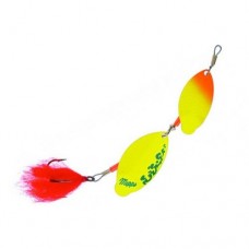 Блесна Mepps Tandem Pike OR/chartreuse/silver