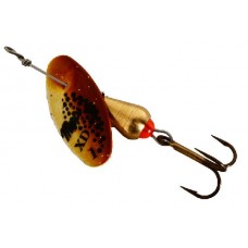 Блесна Mepps XD Tri Fluo №1 Gold/Brown