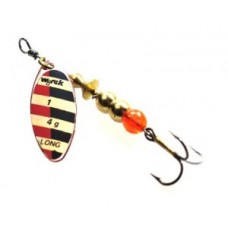 Блесна Wirek LOB-2-36B 8гр золотой сердечник полосатый тигр уп 5шт