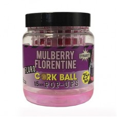 Бойлы Dynamite Baits Mulberry florentine fluro cork ball 15мм
