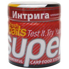 Бойлы Fresh Baits Интрига клубника-конопля 10х14мм 110гр