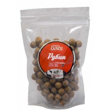 Бойлы Fresh Baits супербойлы Рубин 20мм 400гр краб-перец