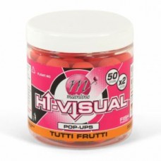 Бойлы Mainline High visual dumbell pop-ups 15мм orange tutti frutti