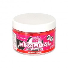 Бойлы Mainline High visual pop-ups 10мм bright red banofee