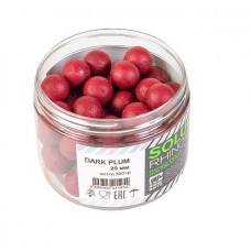 Бойлы Rhino Baits Dark plum темная слива 18мм 350гр банка