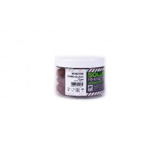 Бойлы Rhino Baits Monster crab Rhino black м.краб/ч.перец 20мм банка 350г пылящ