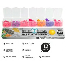 Бойлы Van Daf Flat feeder поп-апы набор 7 ароматов 12мм