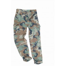 Брюки Mil-tec US BDU rip prew woodland