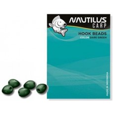 Бусина Nautilus Hook beads dark green