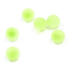 Бусинка Akara силиконовая №6 20шт PGreen