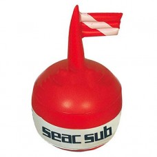Буй круглый SEAC SUB в ткан.чехле,с флагом,без лин