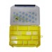 Коробка Pontoon21 для приманок 205*145*28 желт./верх прозр.