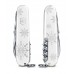 Нож Victorinox Explorer white christmas 16 функций белый