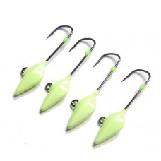 Джиг-головка Hayabusa EX932 крючок №6 2,0гр флуоресцент