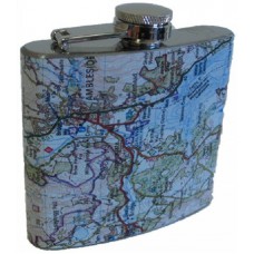 Фляга Expedition Карта металл 140 мл