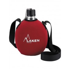 Фляга Laken 121 Clasica алюминий в чехле 1л красная