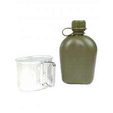 Фляга  Mil-tec  Us Feldflasche пластиковая 1л oliv