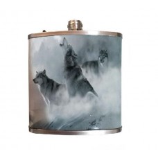 Фляжка Helios Волки 210мл