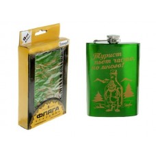 Фляжка Хольстер Турист пьет часто но много