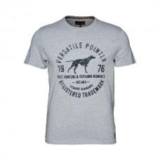 Футболка Seeland Aiden printed grey melange