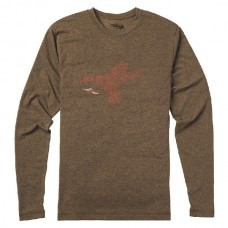 Футболка Sitka Duck sketch tee LS mud
