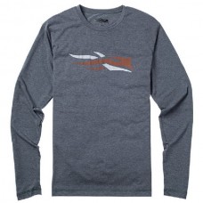 Футболка Sitka Logo tee LS lead