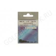 Гильза Cannelle Sleeves черная №0 D 0,63 L7,93мм