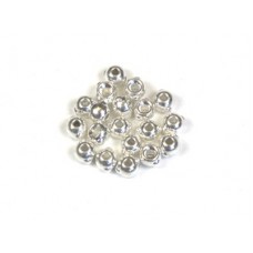 Головки для мух Brass beads silver 4мм 100шт
